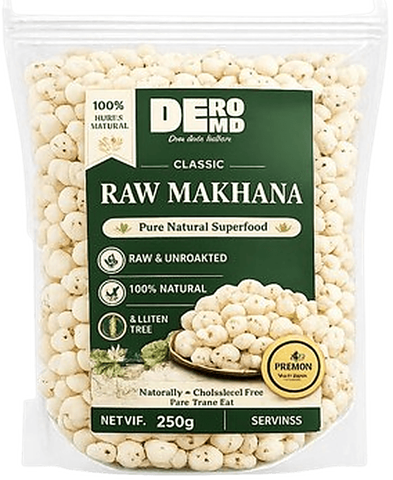 Classic raw makhana pack